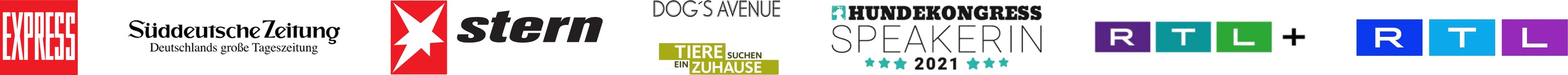 Bekannt aus: EXPRESS, Süddeutsche Zeitung, stern, Hundekongress Speakerin 2021, WUFF Hundemagazin, RTL+